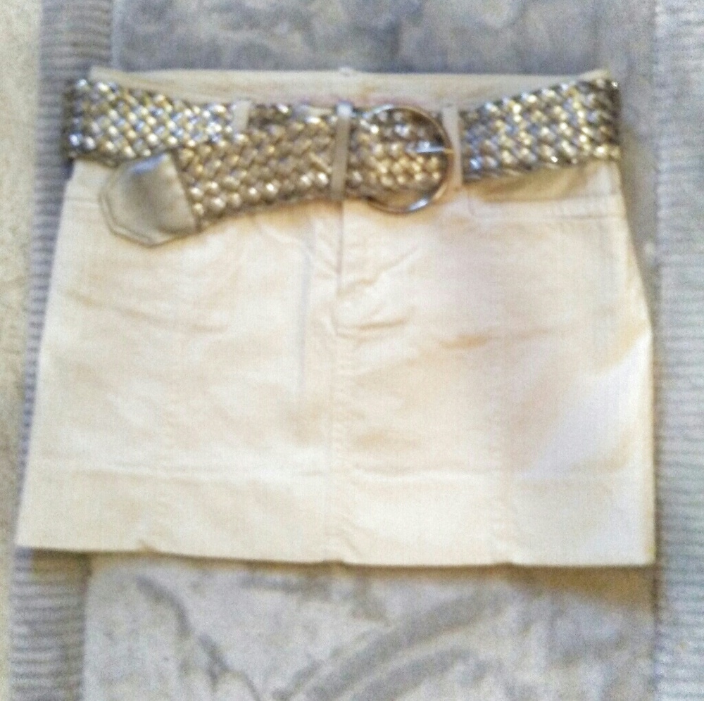 GAP WHITE DENIM SKIRT